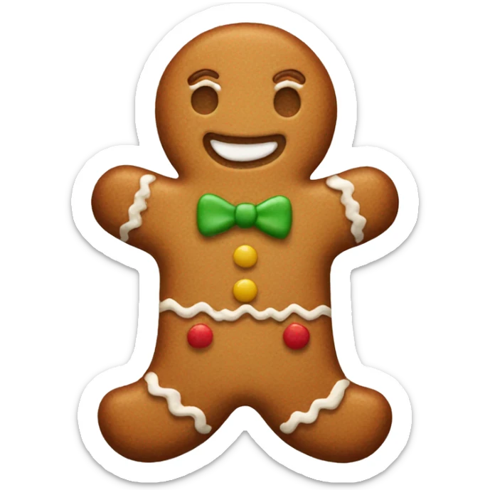 Gingerbread sticker
