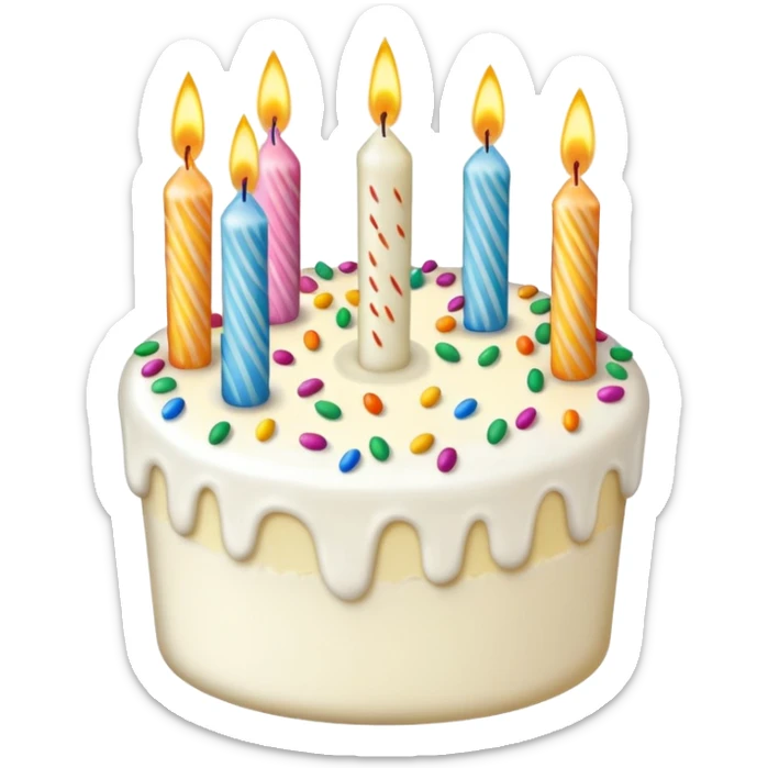 Happy Birthday! Wishing you many many happy returns of the day! sticker