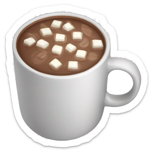 hot chocolate sticker