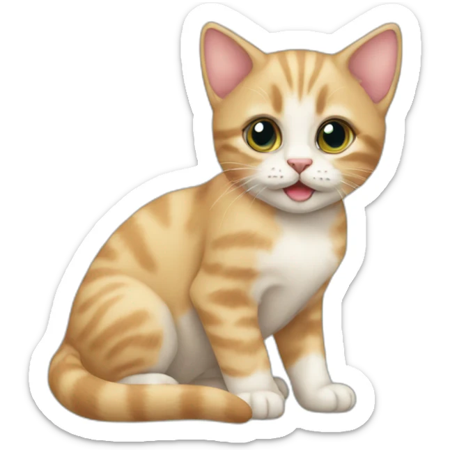 kitten sticker