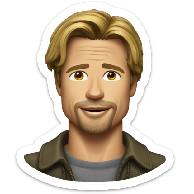 Brad pitt sticker