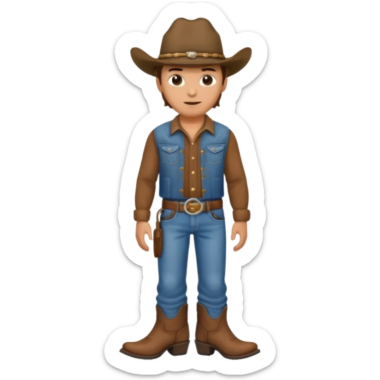 Cowboy sticker