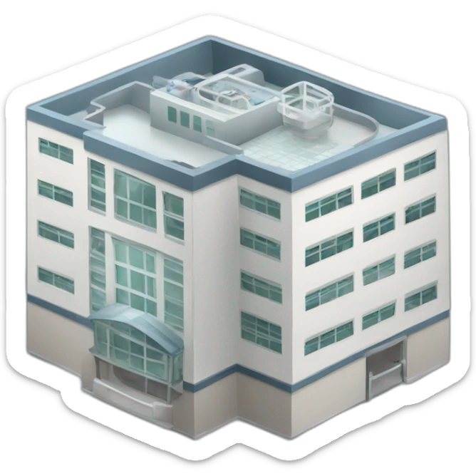Hospital sticker