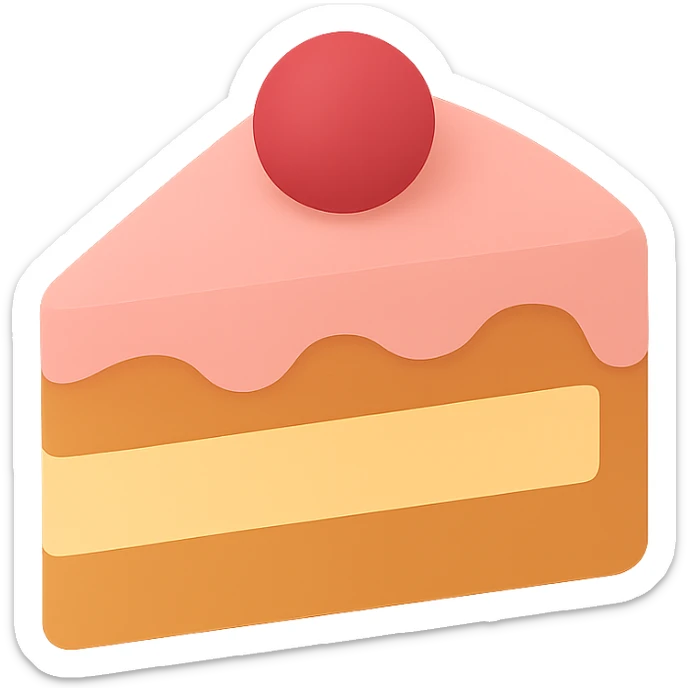 Cake sticker