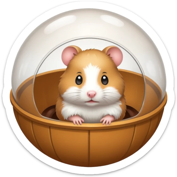 Hamster ball sticker