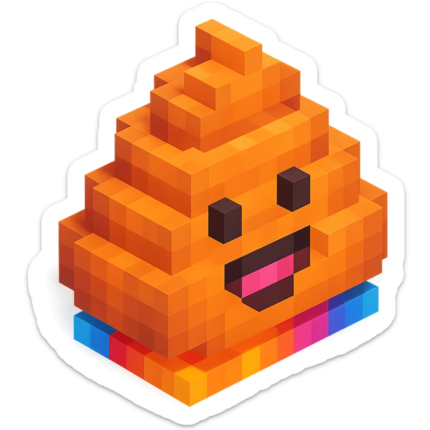Poo sticker