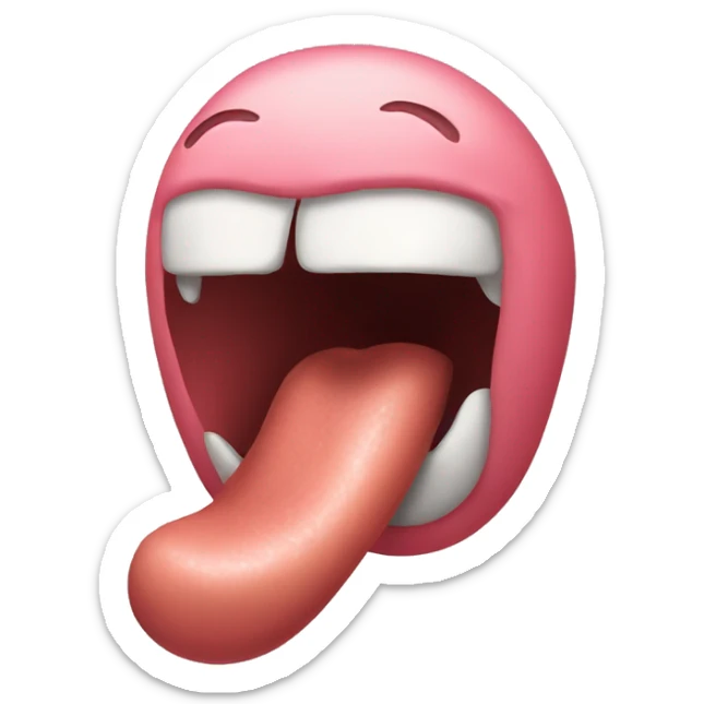 Tongue  sticker