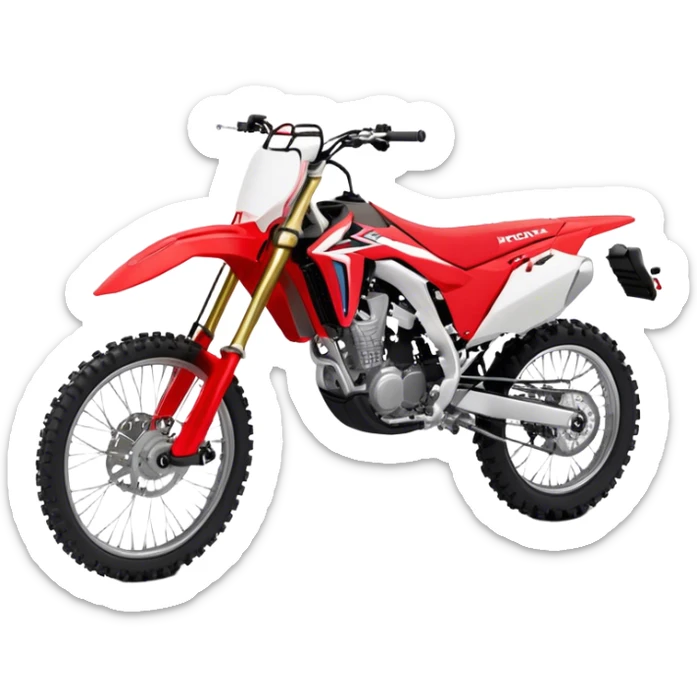 Honda CRF (Dirtbike) - Honda CRF250R (Model Year: 2022) (Iconic colour: Red) sticker