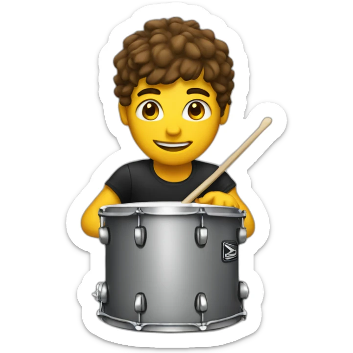 Drummer sticker