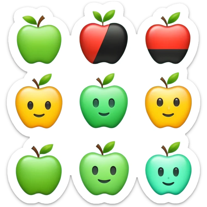 Design 10 skeuomorphic Apple-style icons for a public law attorney (urbanism, energy, environment). No legal clichés.
Style: Subtle depth, soft light, polished.
Colors: #B5F4D3 (mint), #111111 (black).
Format: Emoji-sized, SVG-like, clean, symmetric. sticker