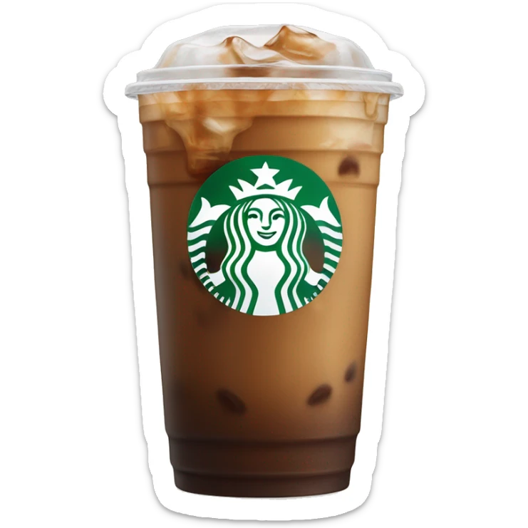 starbucks iced coffee sticker