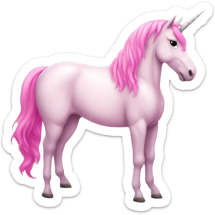 Unicorn pink  sticker