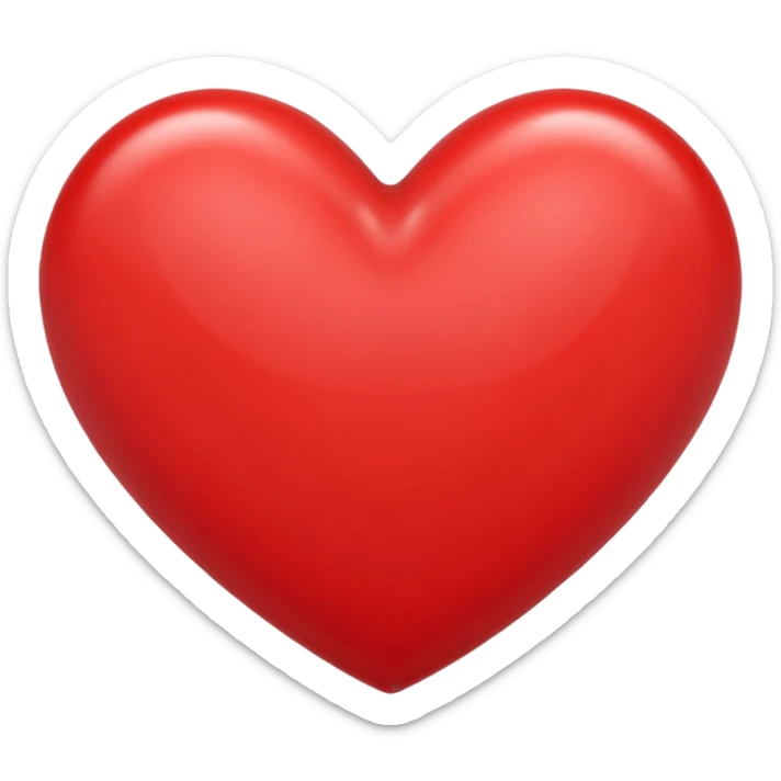 Heart sticker
