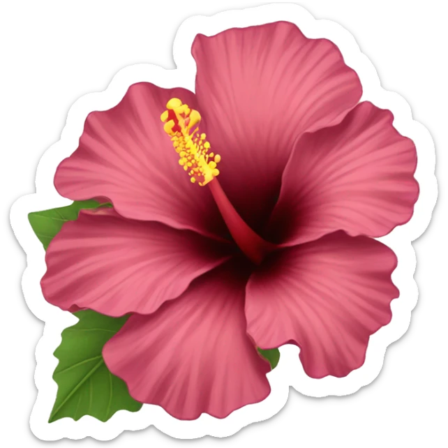 hibiscus sticker