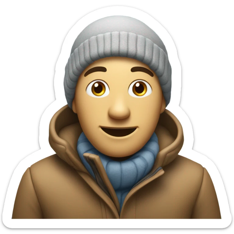 I’m in the thic of it, and everybody knows They know me where it snows. sticker