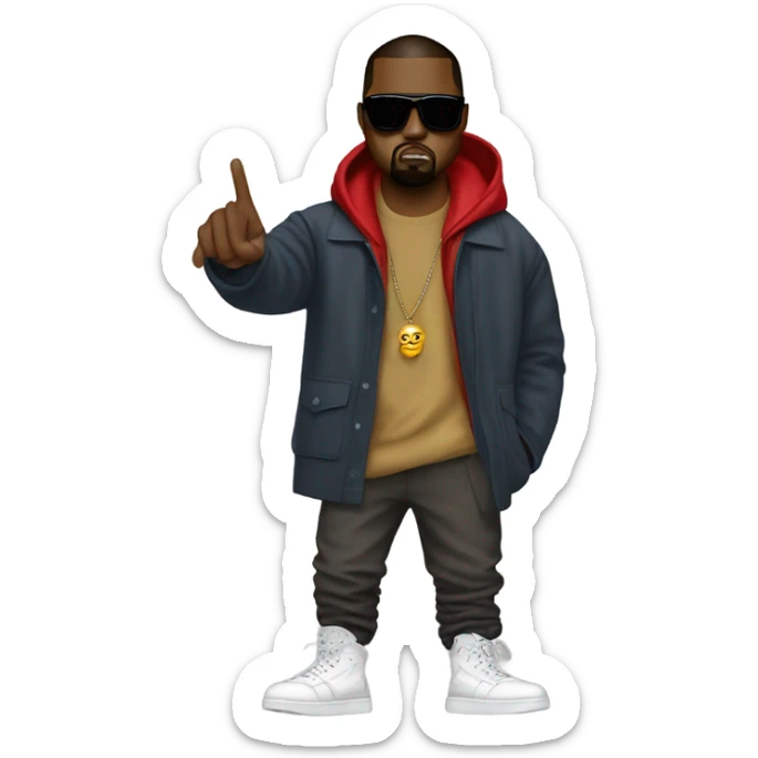 Kanye west sticker