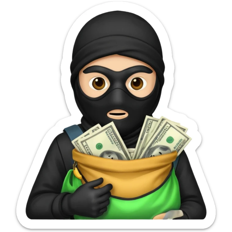Robber sticker