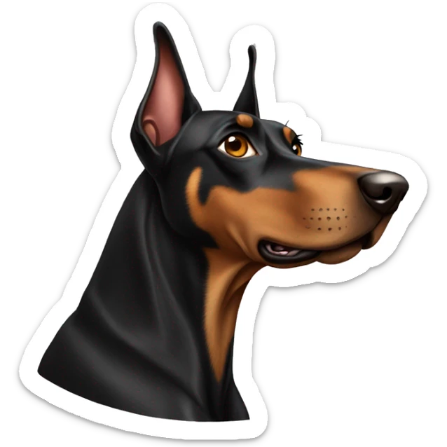 Dóberman sticker