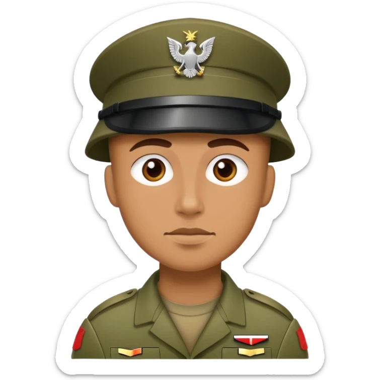 soldier with z sticker