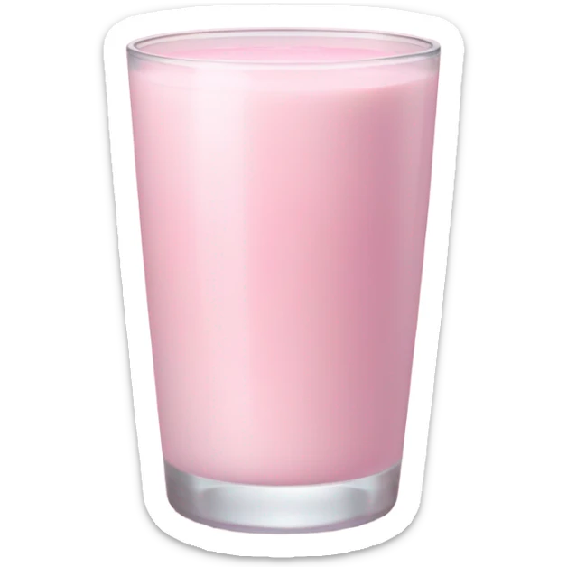 Pink milk sticker
