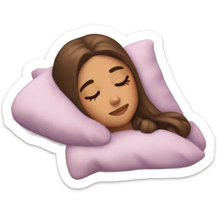 Ariana Grande sleeping sticker