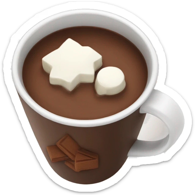 hot chocolate  sticker