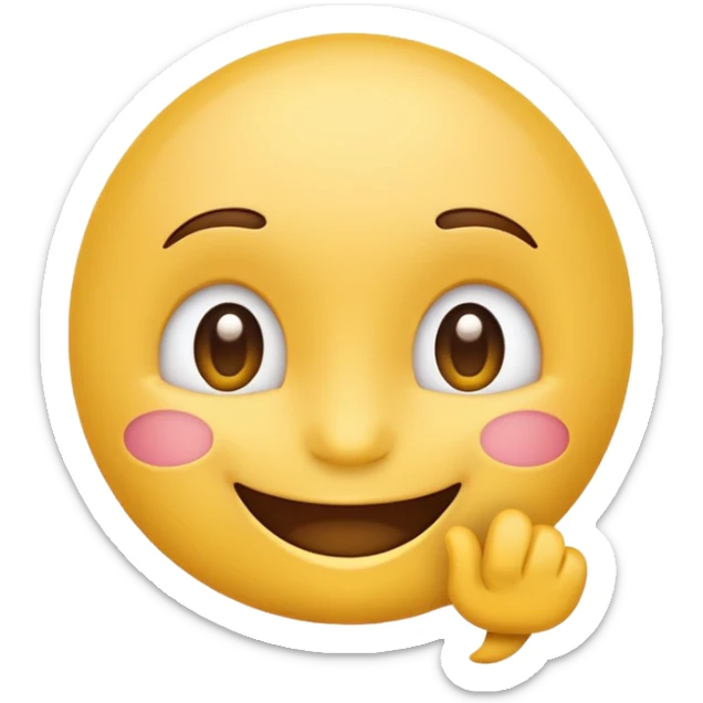 Készíts egy olyan emojit ami animál is a weboldalamon, mintegy segtségként jelenik meg , amit információk mellé tudok rakni képként! sticker