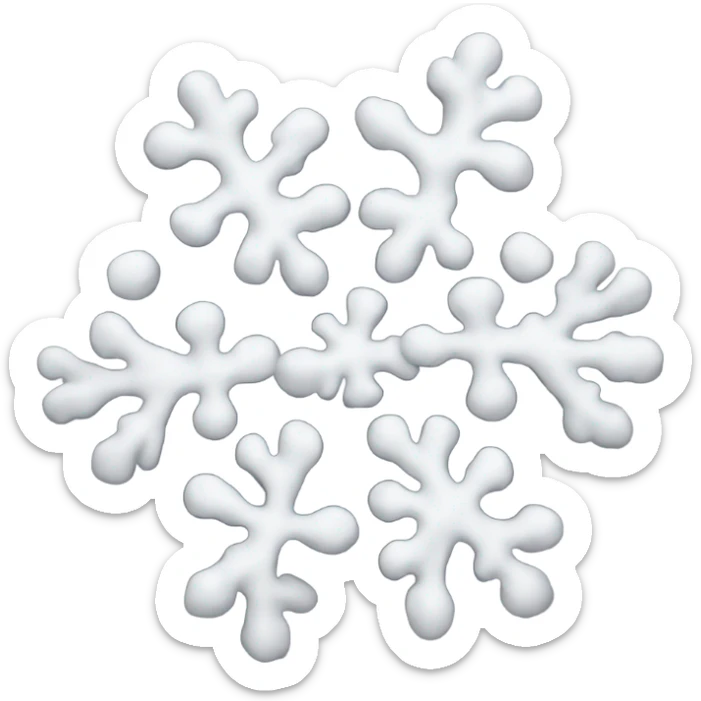 Snow sticker