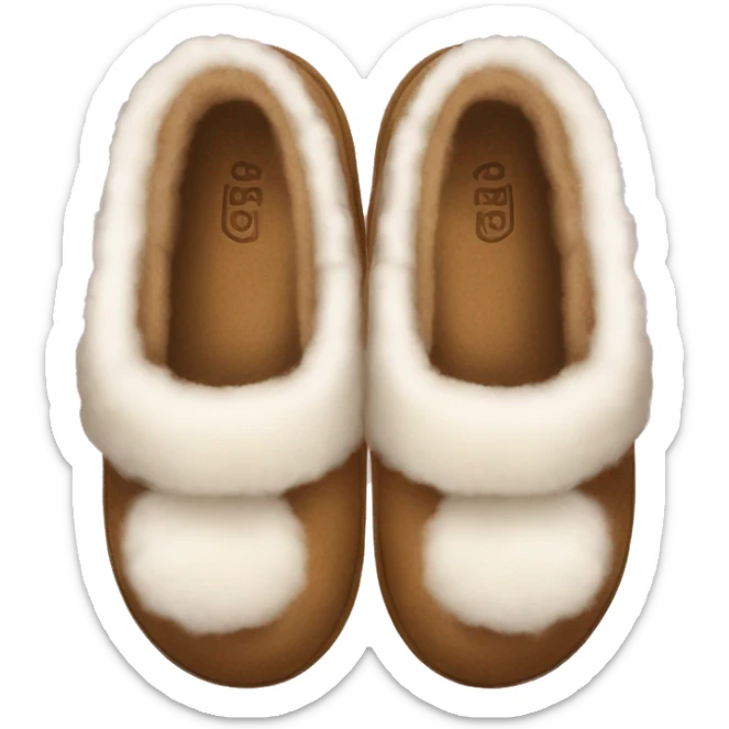 Ugg slippers sticker