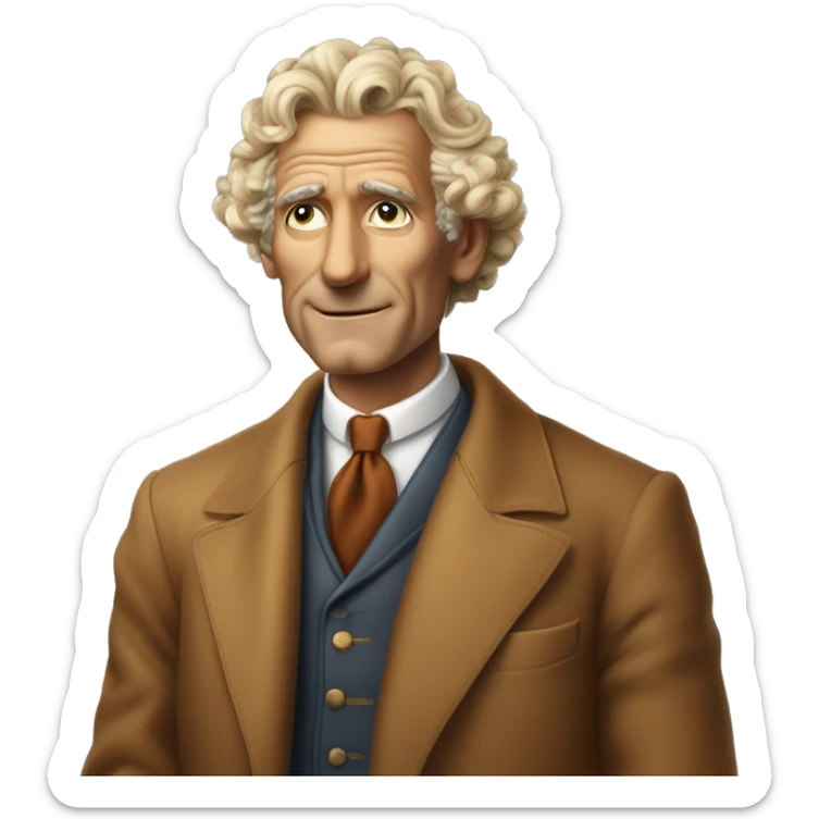 old money Loro Piana wearing curly blonde relatively slim astute cigar smoking with a vicuna but a young man  sticker