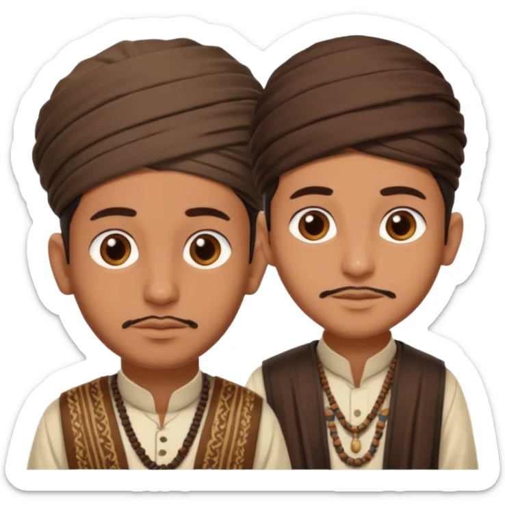i want to Create the Yemeni emojis traditional Yemen men clothes in all styles sticker