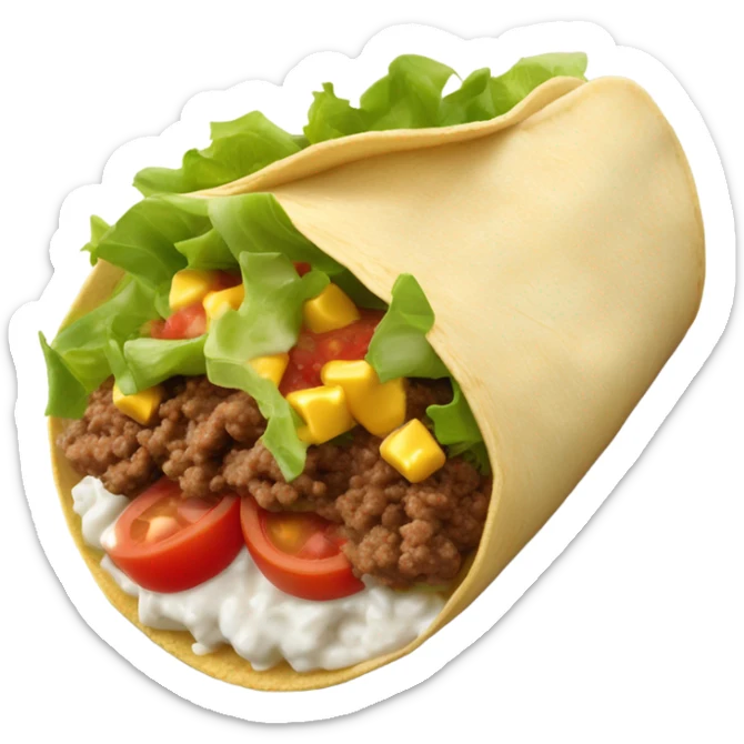 Taco sticker