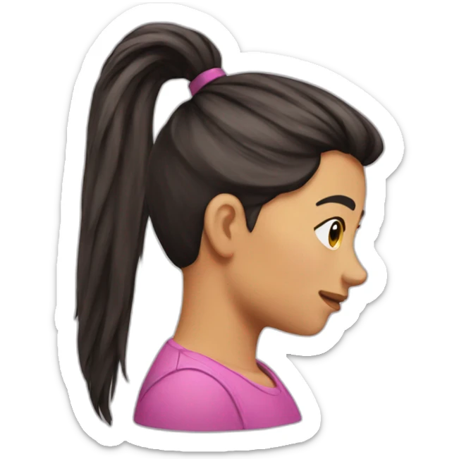 PONYTAIL  sticker