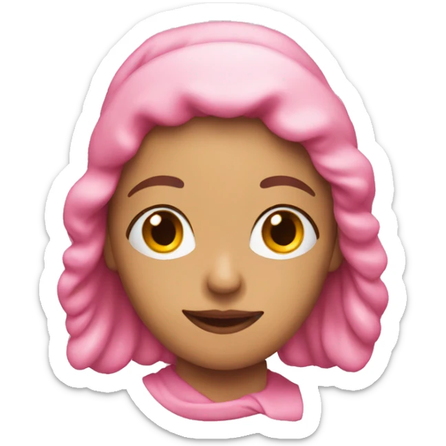 Christmas pink sticker