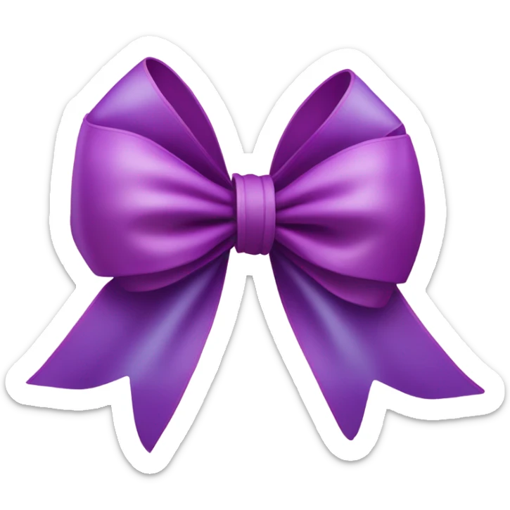 Bow sticker