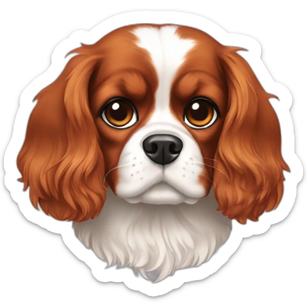 Cavalier king charles sticker