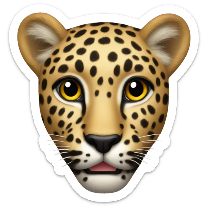 Leopard sticker