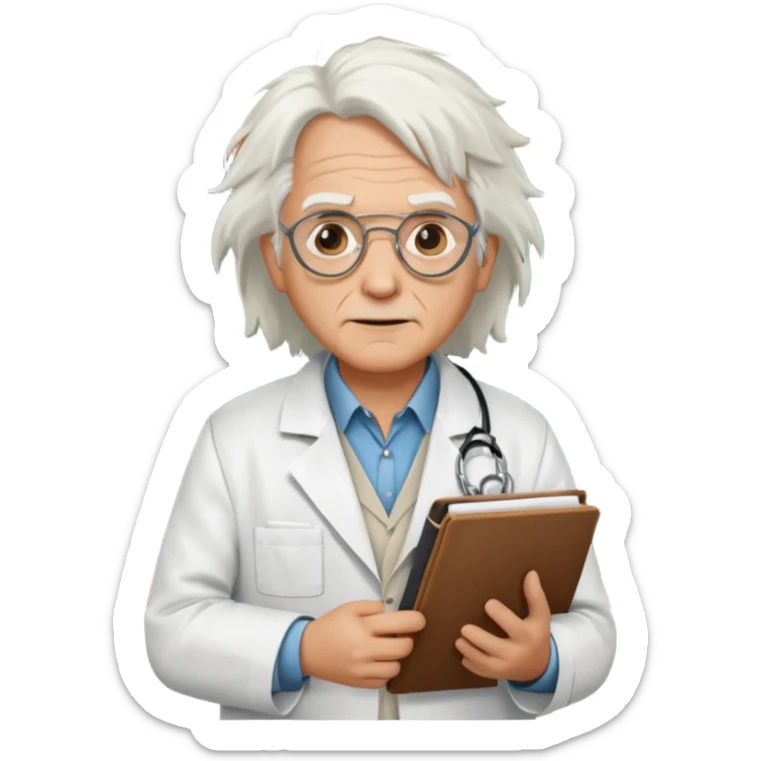 Doc Brown from Back to the Future, The Planner
"By Zeus! We must fill the calendar before the space-time continuum collapses!" sticker