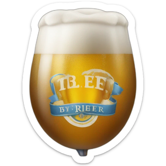 Bière ballon sticker