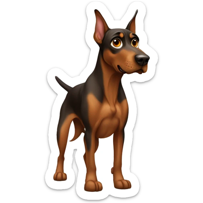 Dóberman  sticker