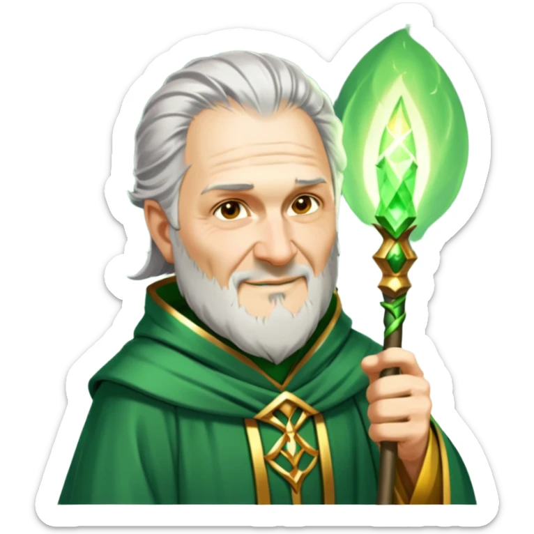 Verdant Wizard sticker