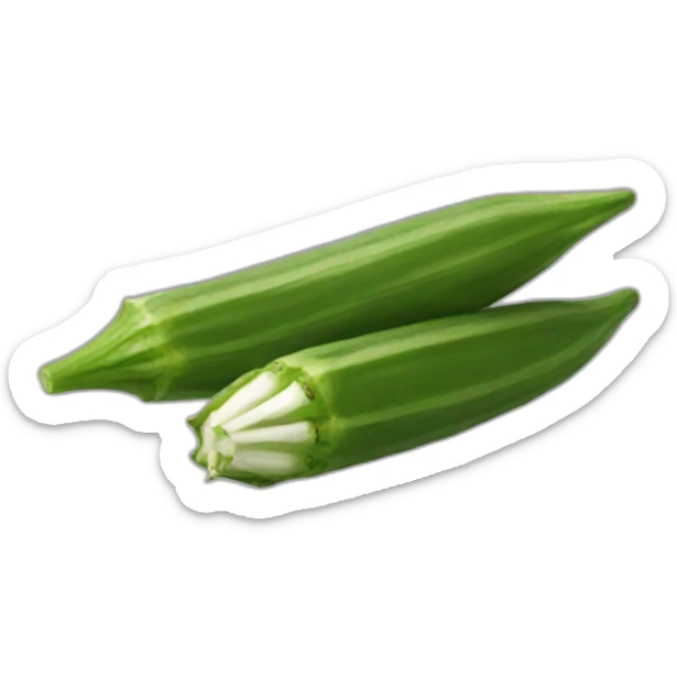 okra sticker