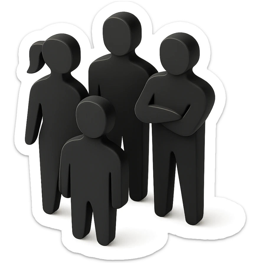 group of people sticker