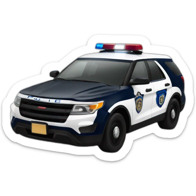 police-car sticker