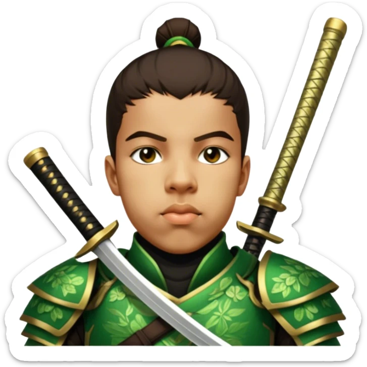 Emerald Samurai sticker