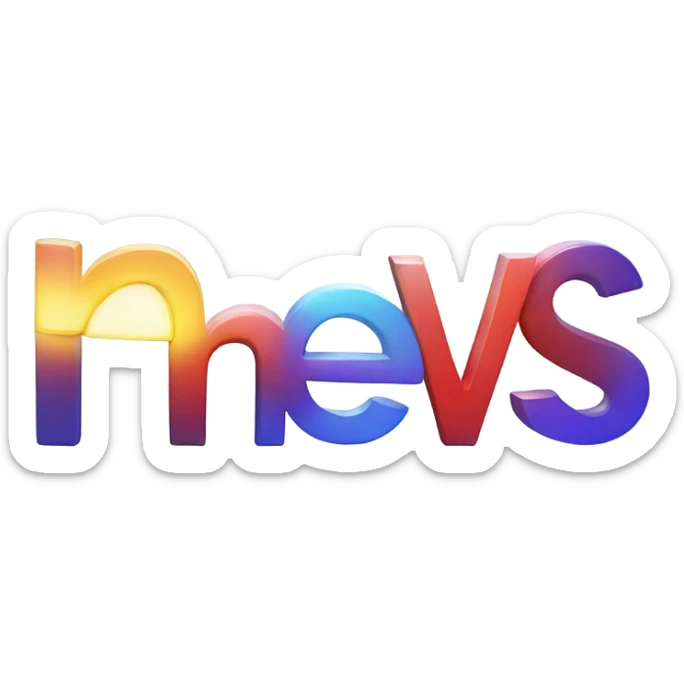 A professional breaking news banner with the word "NEW" glowing in bold text, set on a modern gradient background with ticker-style elements. sticker