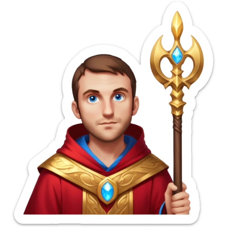 Crimson Spellbinder sticker