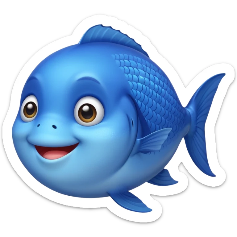 buatkan emoji namun berbentuk ikan 🐟 yang chubby untuk discord emoji tentang mancing untuk announcement seperti fish it map roblox sticker