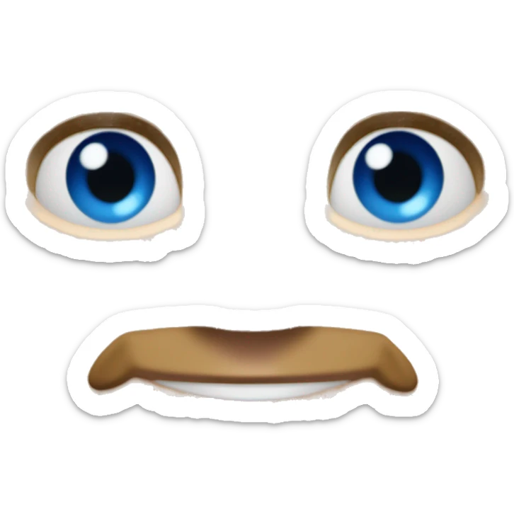 A head and shoulders shot of a 31 year old white man, with short brown hair, with stubble facial hair,   with blue eyes wearing a t-shirt. sticker