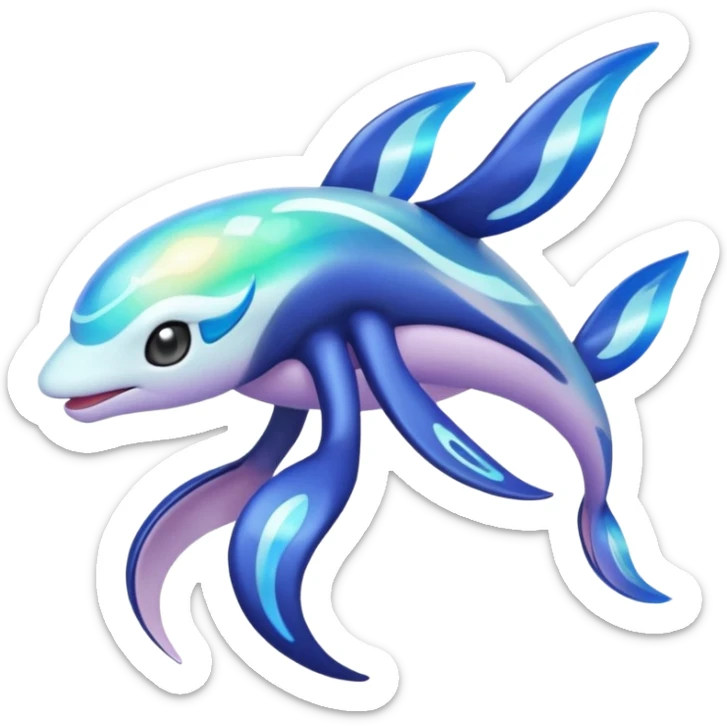 Meloetta-Kyogre-Cresselia-Palkia-Pokémon-Fakémon-fusion-hybrid-creature sticker